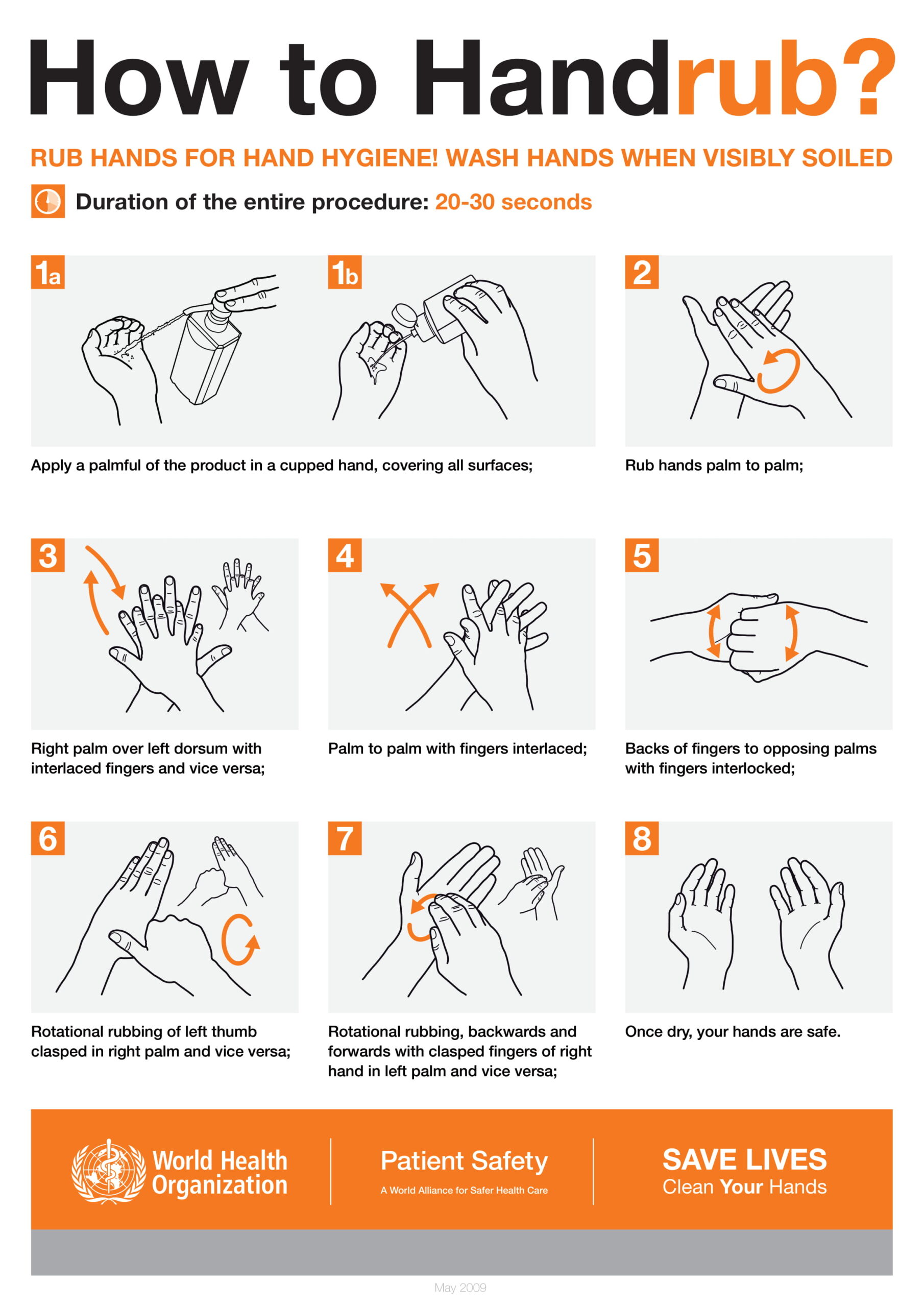 How To HandRub Poster 1